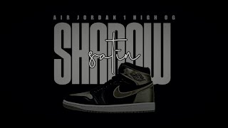 SATIN SHADOW 2024 Air Jordan 1 High OG DETAILED LOOK  RELEASE DATE [upl. by Adnah]