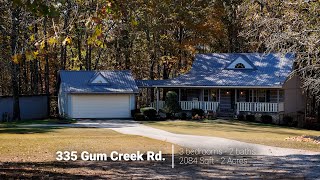 Real Estate Video 335 Gum Creek Rd Roopville GA [upl. by Zohar938]