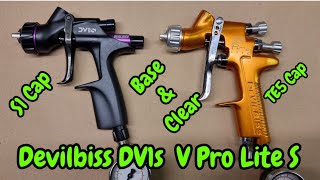 DV1s Versus Pro Lite S Sri Pro Lite Devilbiss Mini Sprayguns [upl. by Etteniotna]