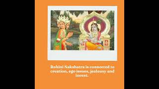 rohini nakshatra rohininakshatra jyotish astrology planets taurus moon brahma saraswati [upl. by Arriek]