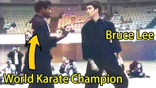 Bruce Lee is Way Too FAST for Karate World Champion [upl. by Scutt]