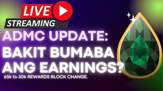 LIVE  BAKIT BUMABA ANG EARNINGS  BLOCK REWARD UPDATES FROM 65k TO 30k [upl. by Emalia]