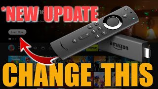 BRAND NEW FIRESTICK UPDATE  ADDS MORE ADS  CHANGE THIS SETTING NOW [upl. by Ariajaj999]