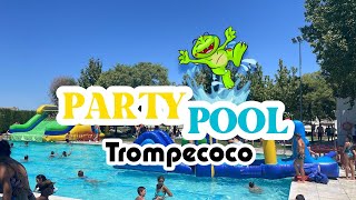 Disfruta de una PARTY POOL ¡con hinchables  TROMPECOCO [upl. by Rodolph804]