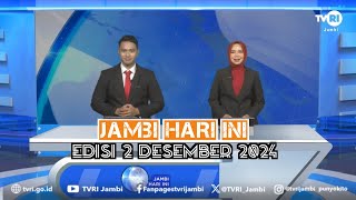 JAMBI HARI INI  Edisi 2 Desember 2024jhiPilkada2024TVRIJambiMediaPemersatuBangsa [upl. by Einittirb]