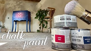 Annie Sloan kredna boja  Chalk paint nightstand renewal [upl. by Cadal]