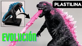 Como hacer a GODZILLA de El Nuevo Imperio de Plastilina paso a paso  Mi mundo de Plastilina [upl. by Nyar235]