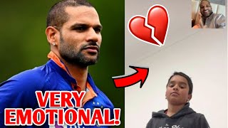 Shikhar Dhawan gets VERY EMOTIONALShares HEARTBREAKING Post 💔😢 Shikhar Dhawan Cricket News [upl. by Grindle]