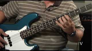 Bass for Jazz Lesson 10 Relating Roots in 5ths to Chord Changes [upl. by Alusru]