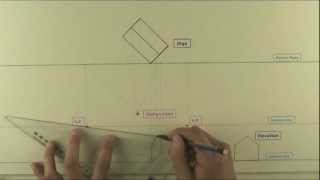 Measured Perspective Drawing  House Shape [upl. by Osrit625]