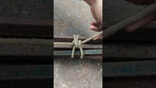 Knots for tying a few sticks knot outdoors shorts [upl. by Iliam]