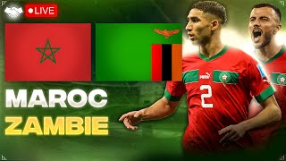 🔴🇲🇦🇿🇲 MAROC  ZAMBIE LIVE  🔥🇲🇦DIMA MAGHRIB  🚨MATCH POUR LA 1ERE PLACE QUALIF COUPE DU MONDE 2026 [upl. by Adranoel]