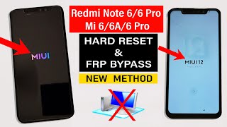 Redmi Note 66 Pro amp Mi 66A6 Pro  Hard ResetFRP Bypass  Without PC 2024 New Method [upl. by Lancelle]