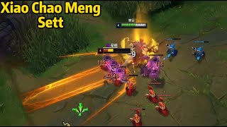 Xiao Chao Meng Sett His Sett is on ANOTHER LEVEL [upl. by Amerak]