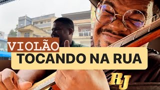 TOCANDO VIOLÃO NA RUA no Rio de Janeiro  São João de Meriti [upl. by Inttirb265]