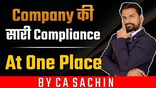 Pvt Ltd Company Compliance कैसे करें 5 Lac की Penalty से बचे  By CA Sachin [upl. by Yrrej]