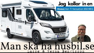 Knaus Van TI Vansation 650 MEG 2023 på Fiat Ducato En automatare och med lite extra lulllull [upl. by Stavro]