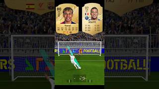 Lamine Yamal vs Mbappé vs penalty challenge efootball pes2021 fifa fifamobile [upl. by Eynttirb]