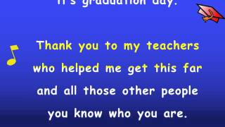 Kindergarten Graduation Song with Lyrics  Karaoke Sing Along [upl. by Allerim]