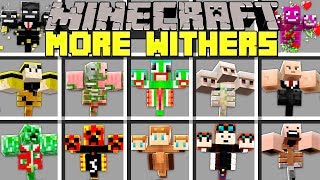 Minecraft MORE WITHERS MOD l NOOB vs PRO WITHERS in MINECRAFT l Modded MiniGame [upl. by Lai]