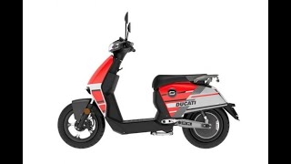 Super Soco CUx Ducati Special Edition 1300w 28mph Electric Moped Static Review  GreenMopedscom [upl. by Weisler]