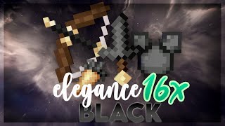 elegance 16x BLACK recolor pvp pack release 189  solo bedwars showcase [upl. by Doralynn]