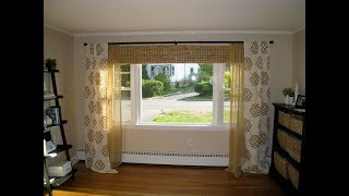 Bedroom With Elegant Curtain For Large Windows Design [upl. by Ahsinad251]