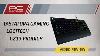 PC Garage – Video Review Tastatura Gaming Logitech G213 Prodigy [upl. by Ainat892]