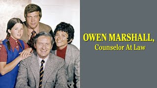 OWEN MARSHALL COUNSELOR AT LAW quotA Pattern Of Moralityquot 1971 Arthur Hill Joan Darling [upl. by Nallad]