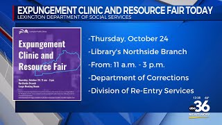 Expungement clinic and resource fair 102424 [upl. by Asihtal]