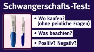 Wo Schwangerschaftstest kaufen  und worauf muss man achten [upl. by Anairda]