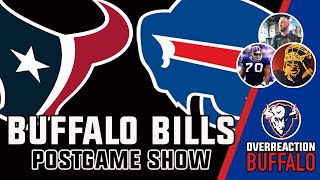 BUFFALO BILLS v Houston Texans Post Game Show  Overreaction Buffalo [upl. by Elyrrad]