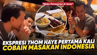 Disajikan Banyak Masakan Indonesia  Reaksi Thom Haye Lihat Sate Bakso dan Makanan Khas Indonesia [upl. by Flora532]