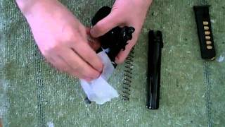 Makarov 9mm Pistol Field Strip amp Cleaning [upl. by Ailahtan]