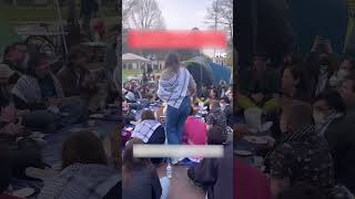 Jewish students at the University of Michigan hold Passover Seder during proPalestine protests [upl. by Donielle]