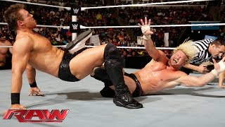 Dolph Ziggler vs The Miz Raw July 21 2014 [upl. by Burkhardt153]