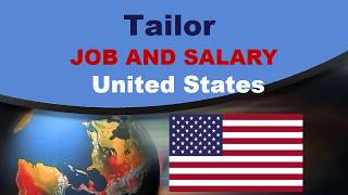 Tailor Salary in The USA  Jobs and Wages in the United States [upl. by Wolram]