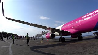 Wizz Air HERAKLION  BELGRADE Airbus A321231 HALTA Flight Report [upl. by Aliuqat]