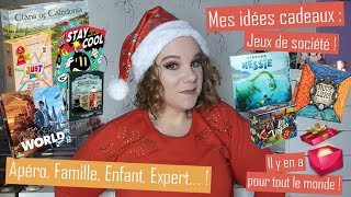 Idées cadeaux jeux de société  Ma séléction pour tout le monde [upl. by Nivrad]