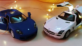 Toy cars 🚗  Cucudu Unboxing and Play with Kinsmart Cars  Toy cars for kids [upl. by Markus193]