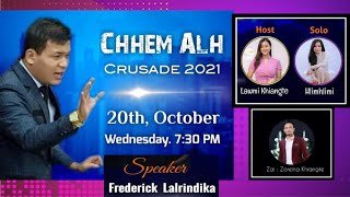 CHHEM ALH CRUSADE 2021 Zan 2na Speaker  Frederick Lalrindika [upl. by Rramel187]