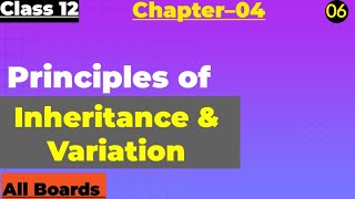 Mutation Principles of Inheritance and Variations Class 12 Biology Chapter 04 biology video [upl. by Ewan]