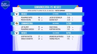 ACT Premier Cricket  Mens 2nd Grade  Round 17  Ginninderra v NCGCC  Day 2 [upl. by Akital]