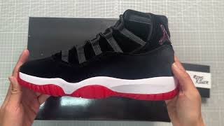 Wmns Air Jordan 11 Retro ‘Bred Velvet’ Reps Review from repskiller [upl. by Eynenihc196]