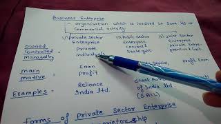 Types of Business Enterprises  forms of business organisations  class 11 business studies [upl. by Marpet]