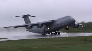 Amazing C5 Galaxy Screaming Takeoff [upl. by Farly275]