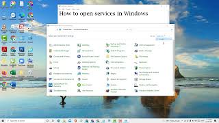 How to open Windows Services in Windows 10 Tutorial [upl. by Imoin537]