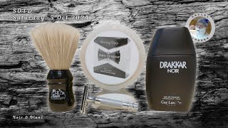 SOTD s353  Black Tie Razor Co  Drake  Omega 10049 Big Boar 2662  Merkur 34c [upl. by Namlaz]