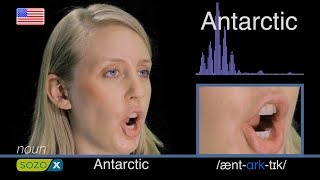 How To Pronounce ANTARCTIC like an American English Pronunciation [upl. by Earehs659]