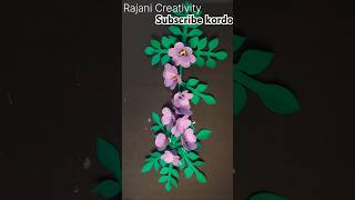 Paper flower craft making ll branch of flowers out of paper diy craft flower branch paperflower [upl. by Martica]